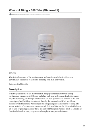 winstrol 10mg