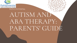 A Parent’s Guide to Autism and ABA Therapy