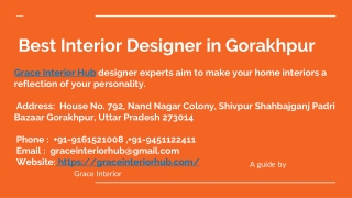 Best Interior Designer in Gorakhpur