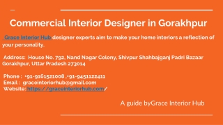 _Commercial Interior Designer in Gorakhpur