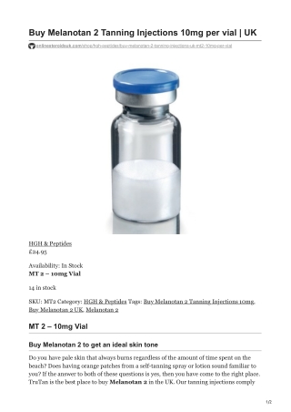 buy melanotan uk
