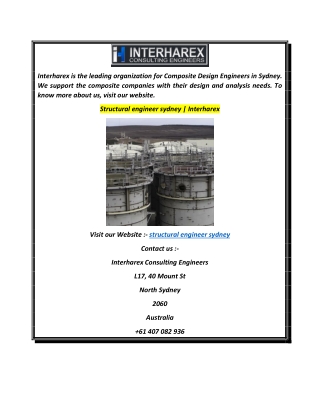 Structural engineer sydney  Interharex