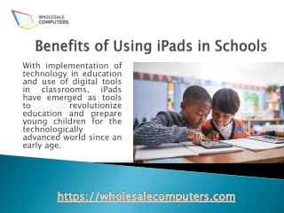 Benefits of Using iPads in Schools
