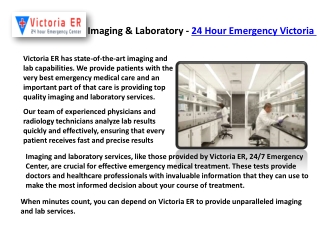 COVID-19 Antibody IV Treatment - 247 Emergency Center - Victoria ER