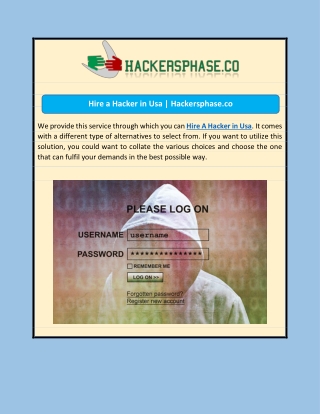 Hire a Hacker in Usa | Hackersphase.co