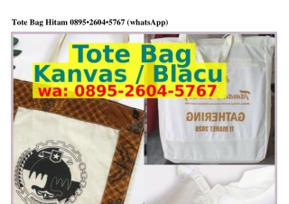 Tote Bag Hitam 08ᑫ5–ᒿ604–5767{WA}