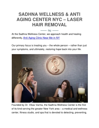 SADHNA WELLNESS
