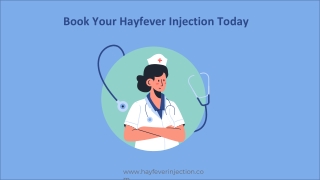 Book Your Hayfever Injection Today