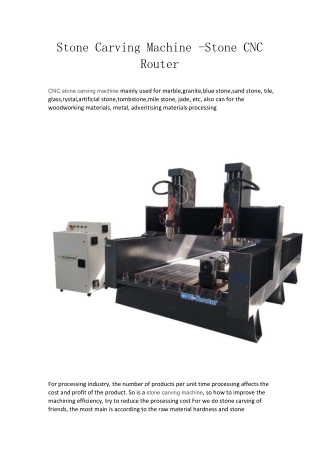 Bridge Saw Stone Machine for Stone China