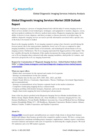 Global Diagnostic Imaging Services Industry Report Key Players Analysis