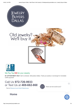 Sell Diamonds Jewelry Buyers Dallas TX