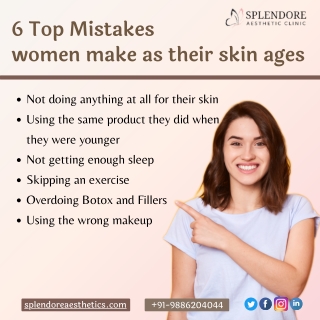 Mistakes women make as their skin ages | Aesthetic Gynaecologist in HSR Layout