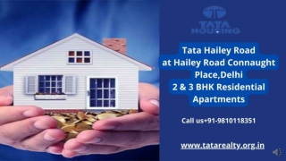 Tata Hailey Road Connaught Place | Tata Upcoming Project Delhi