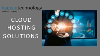 Cloud Hosting Solutions - Backup Technology