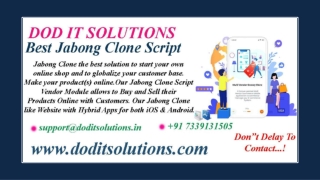 Readymade Jabong Clone System - DOD IT SOLUTIONS