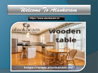 Wooden Centre Table| Table Wooden – Alankaram