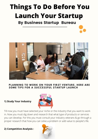 Professional Tips To Follow Before Launching Your Startup