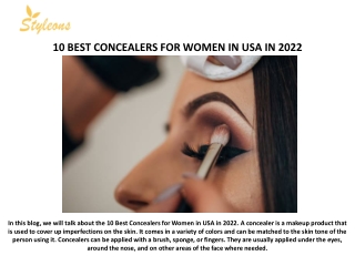 10 BEST CONCEALERS FOR WOMEN IN USA IN 2022