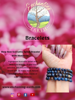 Shop Best Scorzalite Spinel Bracelet With Muscovite