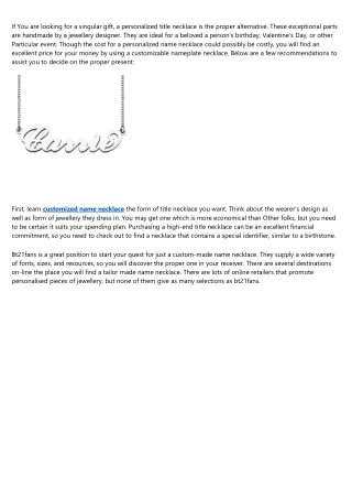 6 Books About Cheap nameplate necklaces You Should Read