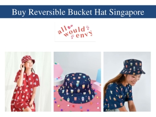 Buy Reversible Bucket Hat Singapore