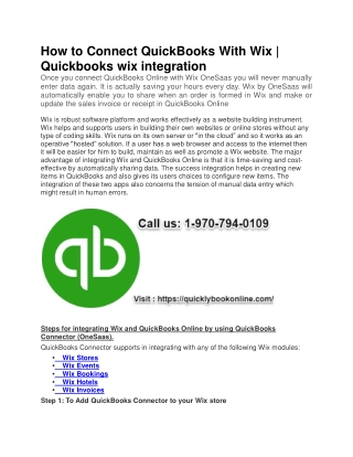 How-to-Connect-QuickBooks-With-Wix