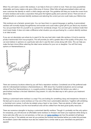 Why the Biggest "Myths" About name necklace May Actually Be Right