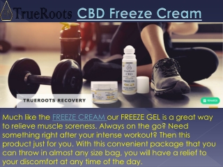 CBD Freeze cream