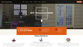 Temporary Walls in NYC