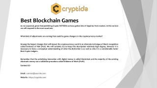 Best Blockchain Games