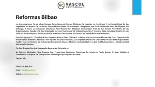 Reformas Bilbao