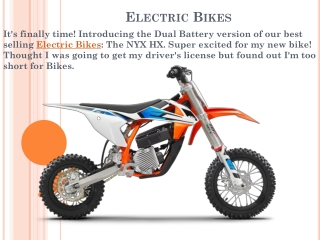 Electric Bikes