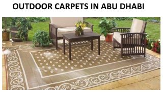 OUTDOOR CARPETS IN ABU DHABI