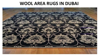 WOOL AREA RUGS IN DUBAI