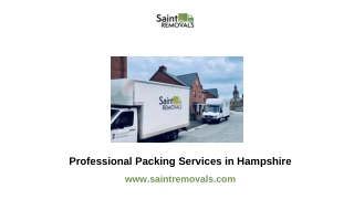 Professional Packing Services in Hampshire