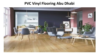 PVC Vinyl Flooring Abu Dhabi