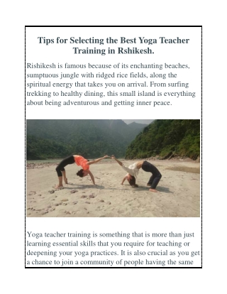 Yoga Vidya Mandiram -  Best Yoga Teacher Training Rishikesh, India