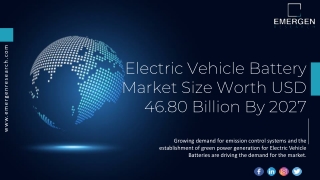 Electric Vehicle Battery Market
