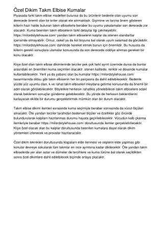Özel Dikim Takım Elbise Kumaşları