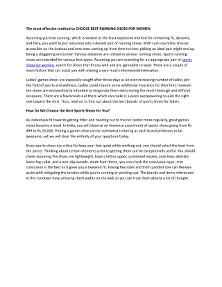RUNNING SHOES FOR WOMEN.docx