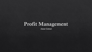 Jaian Cuttari-About-Profit Management