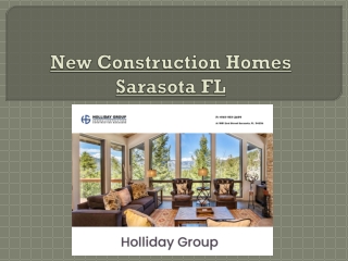 Building A Customized New Construction Homes Sarasota FL