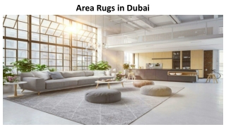 Area Rugs in Dubai