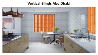 Vertical Blinds Abu Dhabi