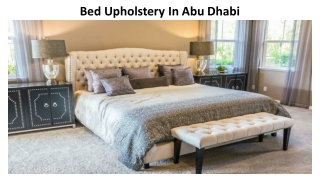 Bed Upholstery In Abu Dhabi