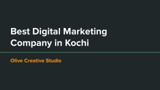 Best Digital Marketing Company in Kochi