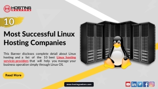 10 Most Successful Linux Hosting Companies