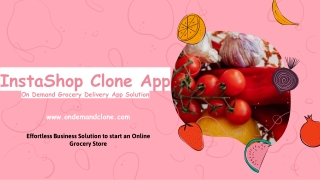 InstaShop Clone App - Start Your On Demand Grocery Delivery Business