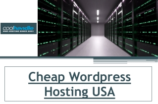 Cheap Wordpress Hosting USA