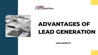 Advantages Of Lead Generation